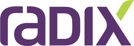 Logo Radix roxa simples